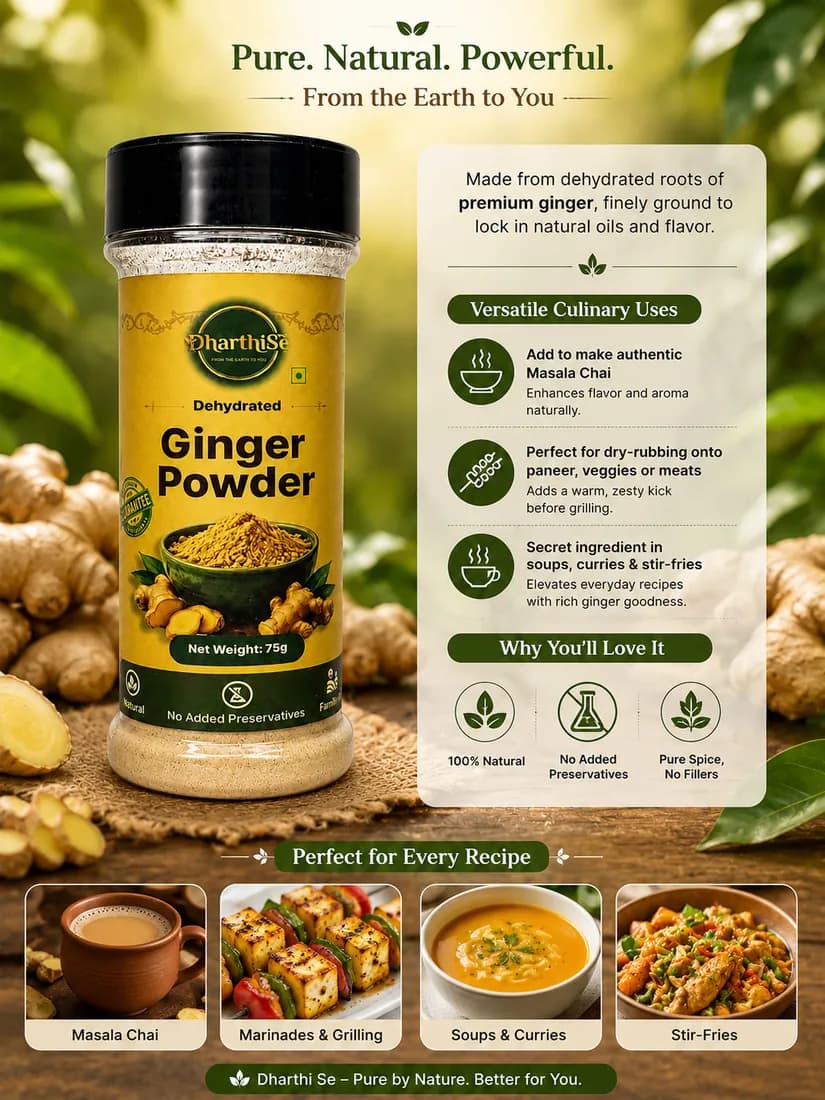 Dehydrated Ginger Powder – 75g image 4