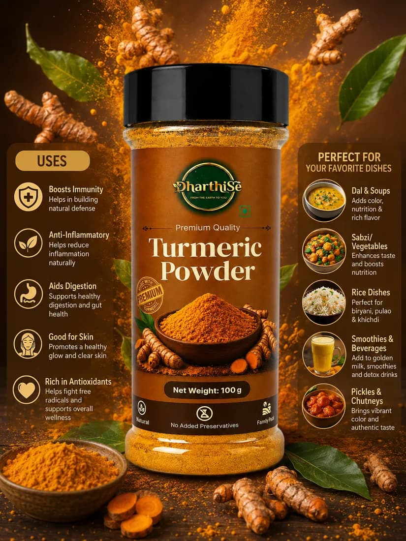 Turmeric Powder (Haldi) – Pack of 2 image 3